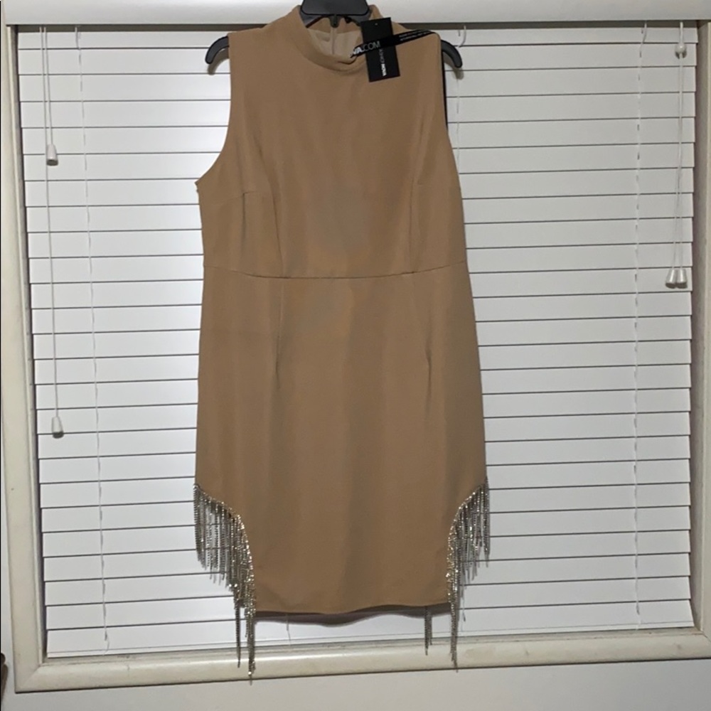 mini dress with sparkly Fringe